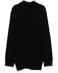 Yohji Yamamoto Pullover mit Rollkragen Schwarz