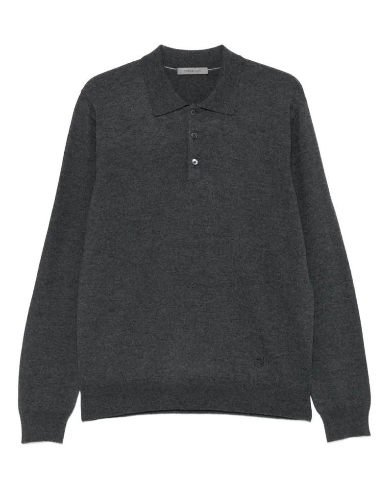 Corneliani Geknöpftes Poloshirt mit Polokragen - Grau Grau