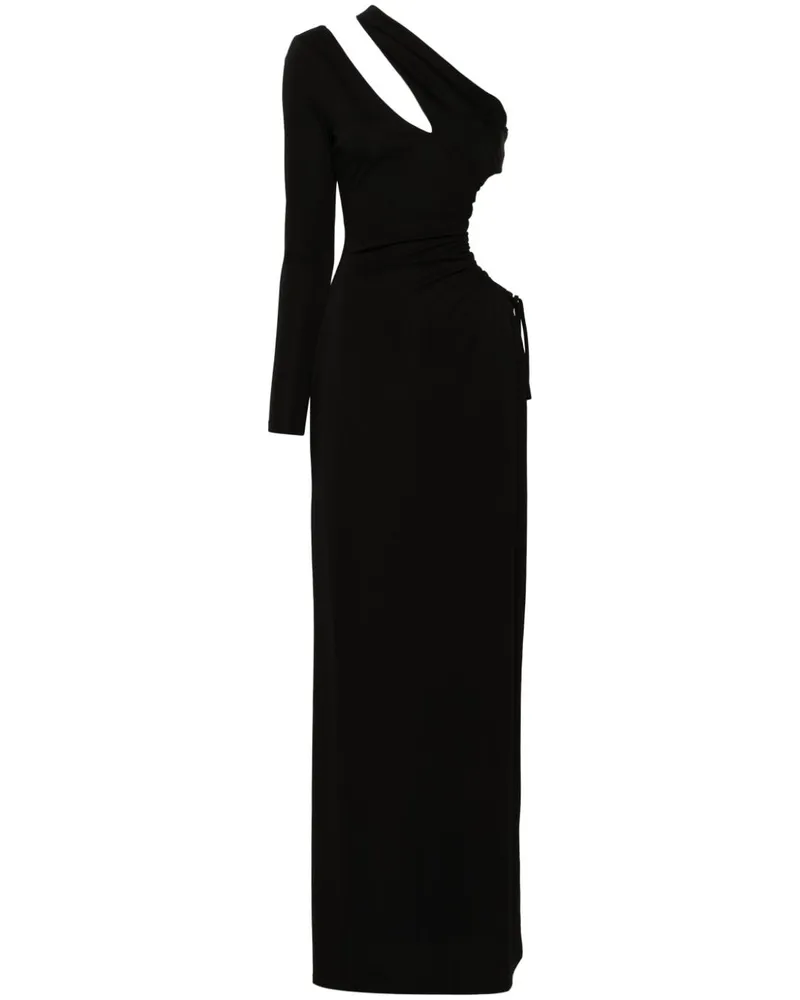 Just Cavalli Maxikleid mit Cut-Out Schwarz