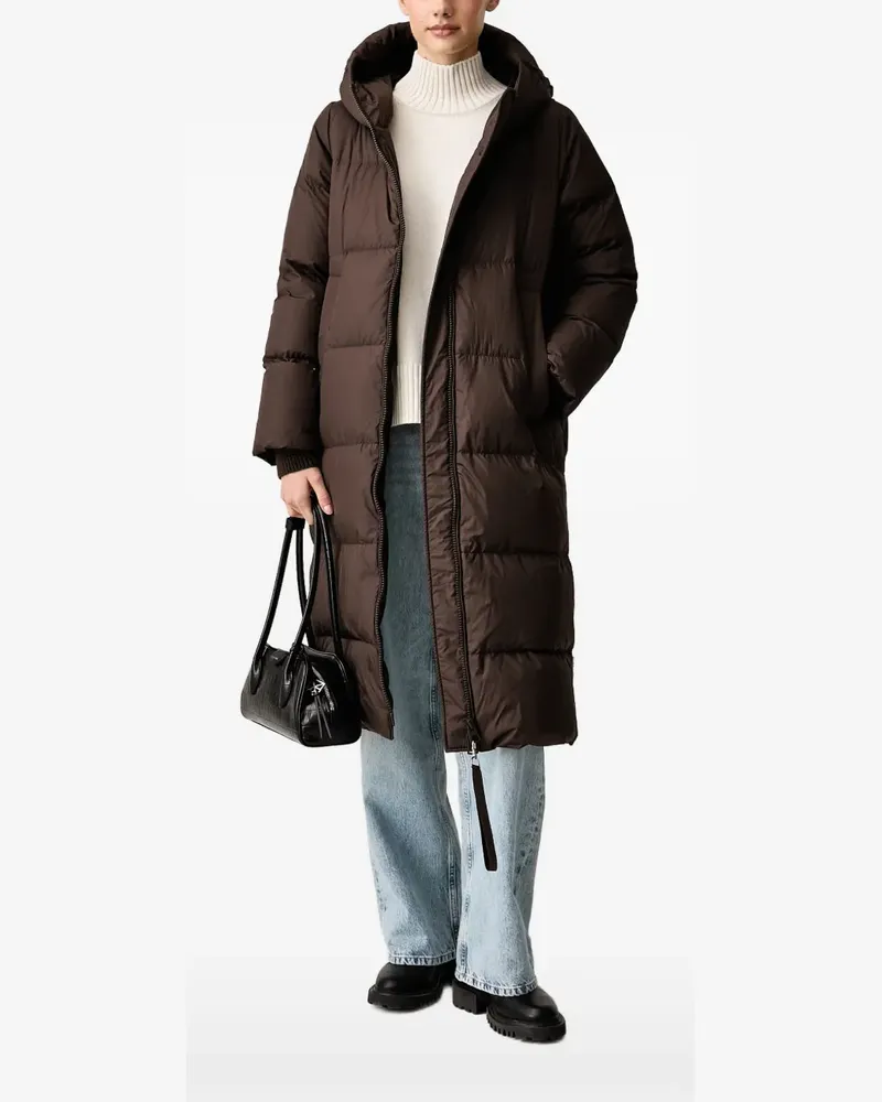 Marc O'Polo quilted hooded jacket - Braun Braun