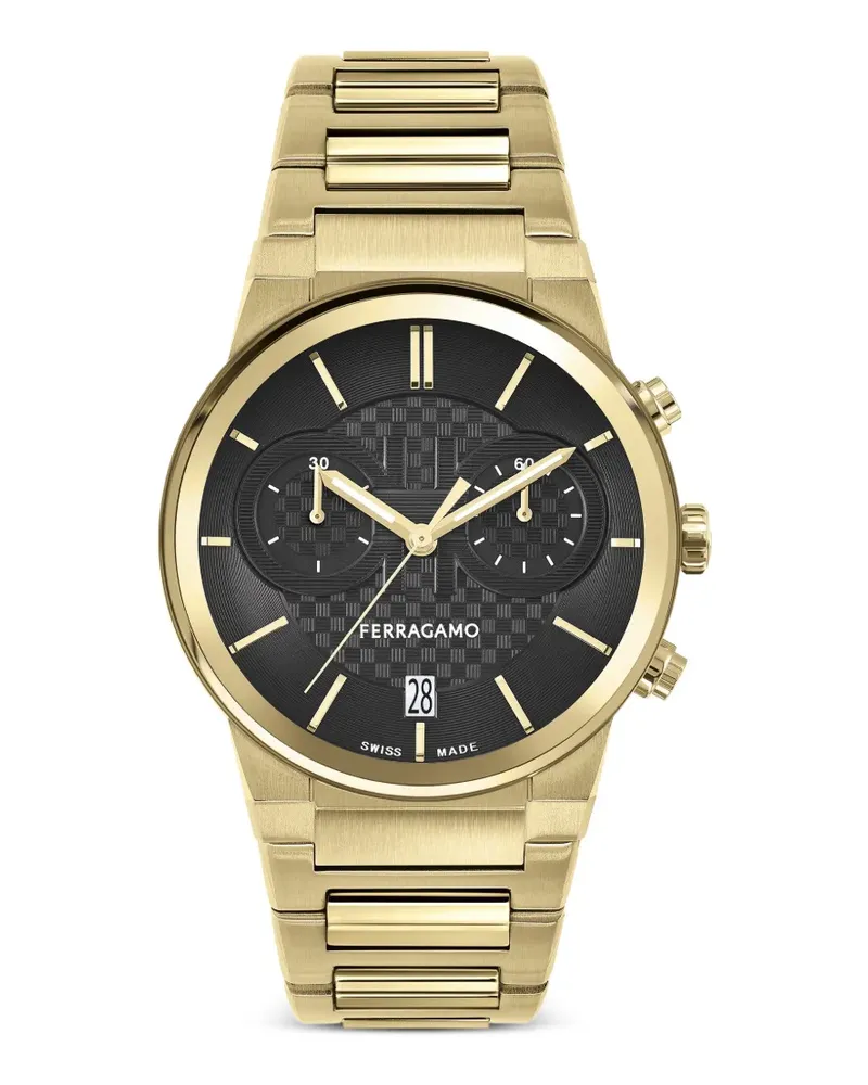 Ferragamo Sapphire Chrono 41mm watch - Schwarz Schwarz