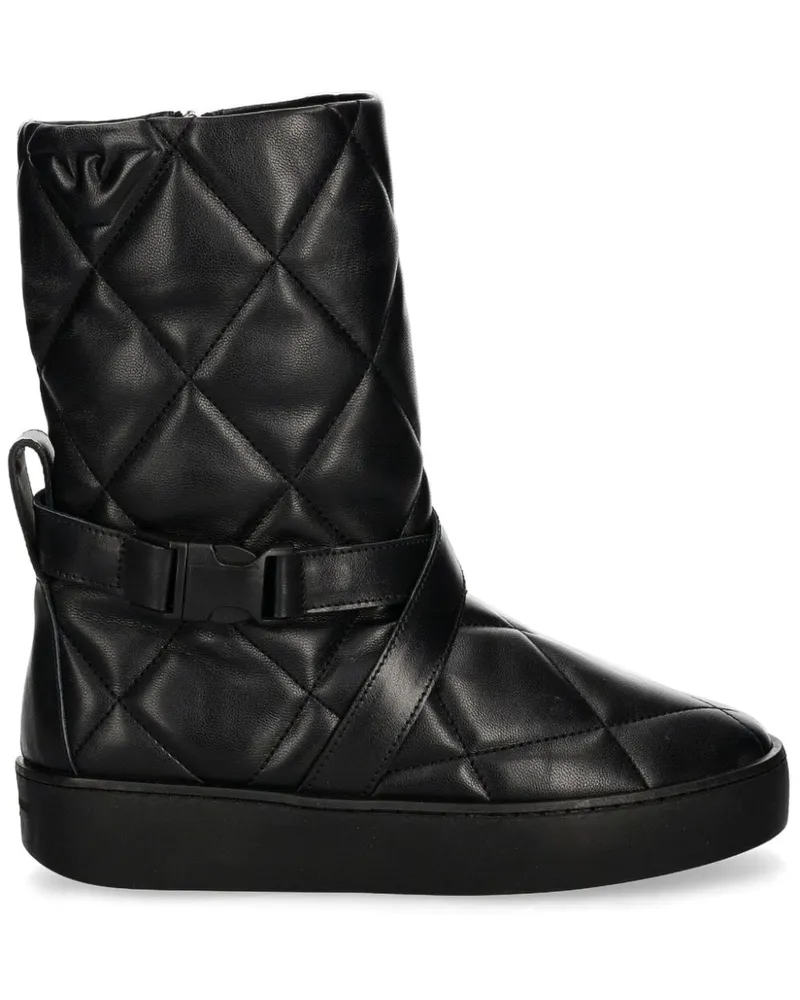 Emporio Armani Gesteppte Schneestiefel - Schwarz Schwarz