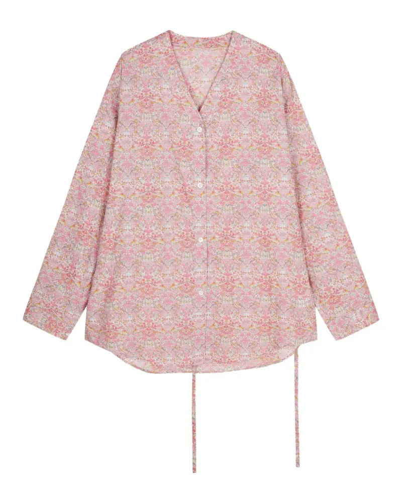 JNBY Bluse mit Blumen-Print - Rosa Rosa