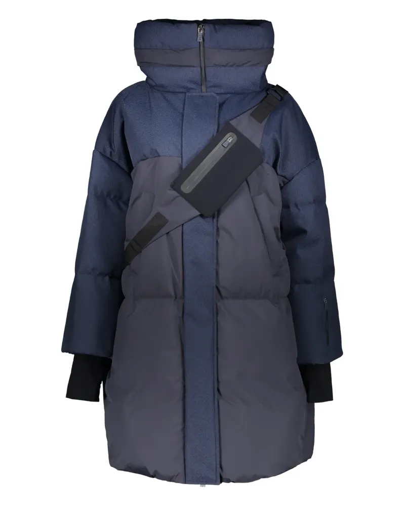 Herno hooded pocket coat - Blau Blau