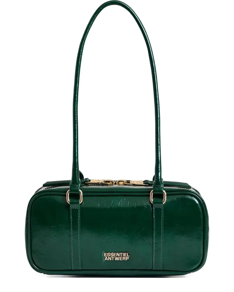 Essentiel Glänzende Mini-Tasche mit Reißverschluss - Grün Grün