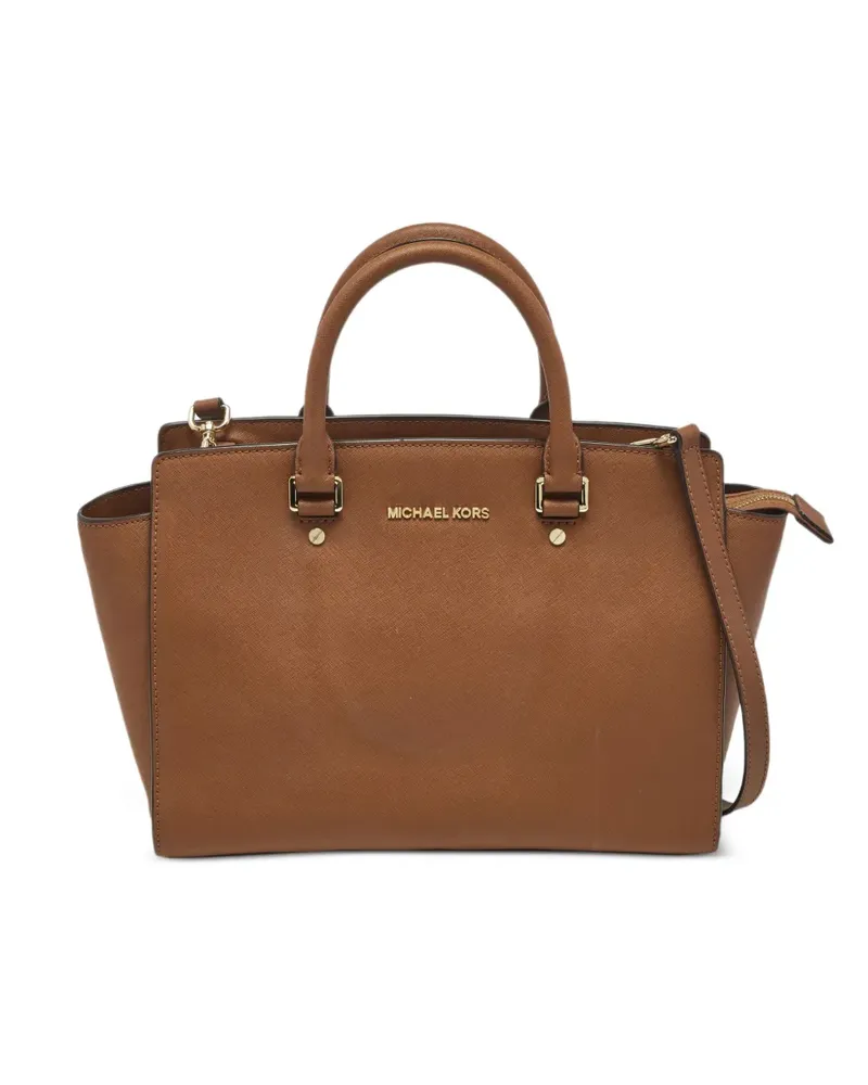 Michael Kors Klassische Satchel-Tasche - Braun Braun