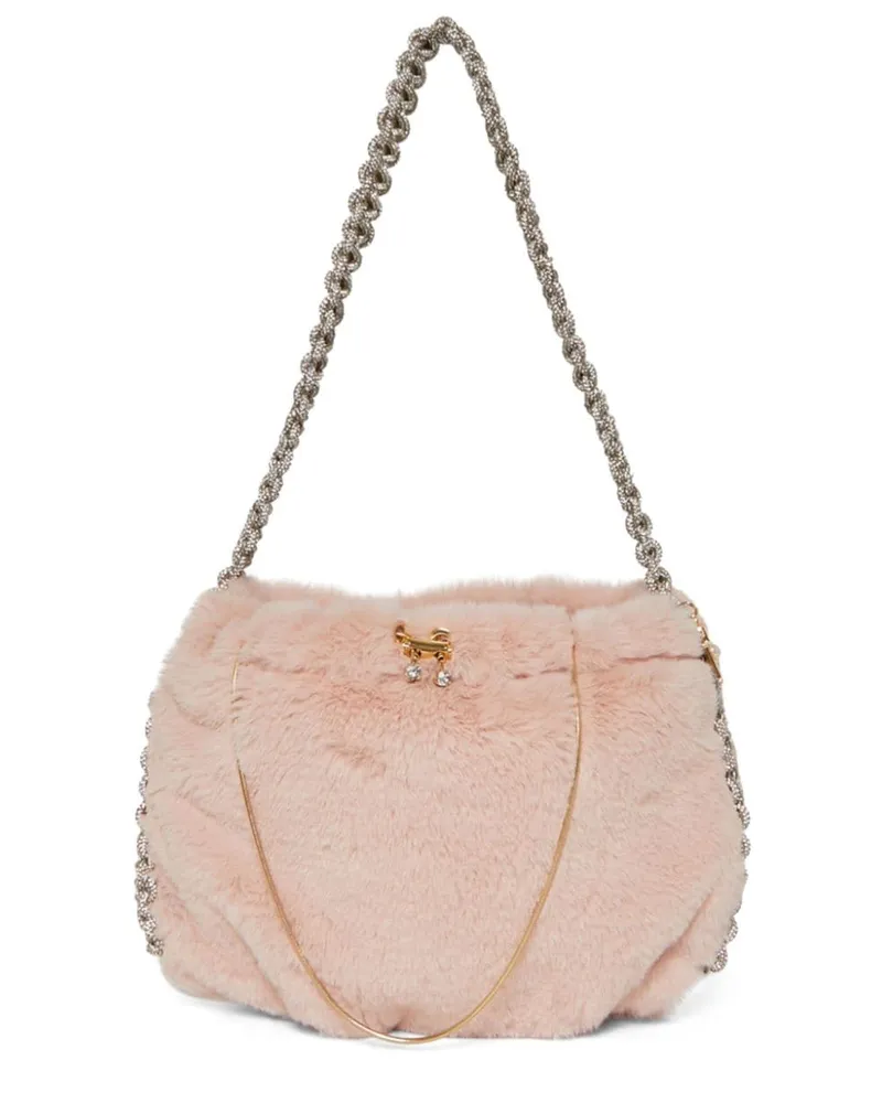 Rosantica Fatale Fluffy Schultertasche Rosa