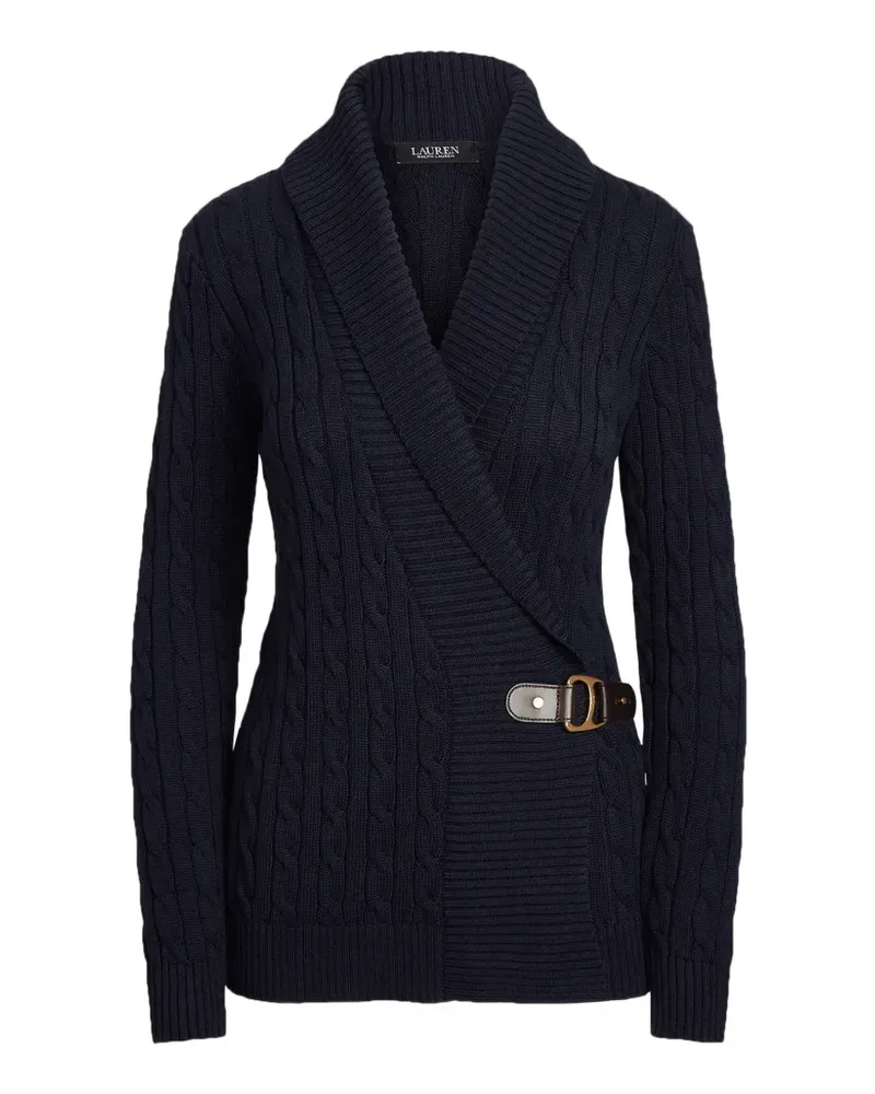 Ralph Lauren cable-knit belted cardigan - Blau Blau