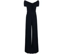 Neckholder-Jumpsuit - Blau