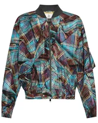 Vivienne Westwood Karierte Bomberjacke Blau