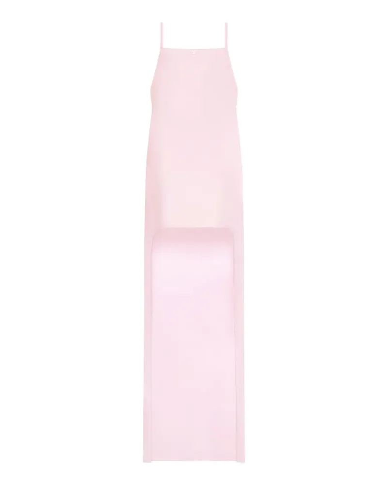 Courrèges Rückenfreies Kreppkleid - Rosa Rosa