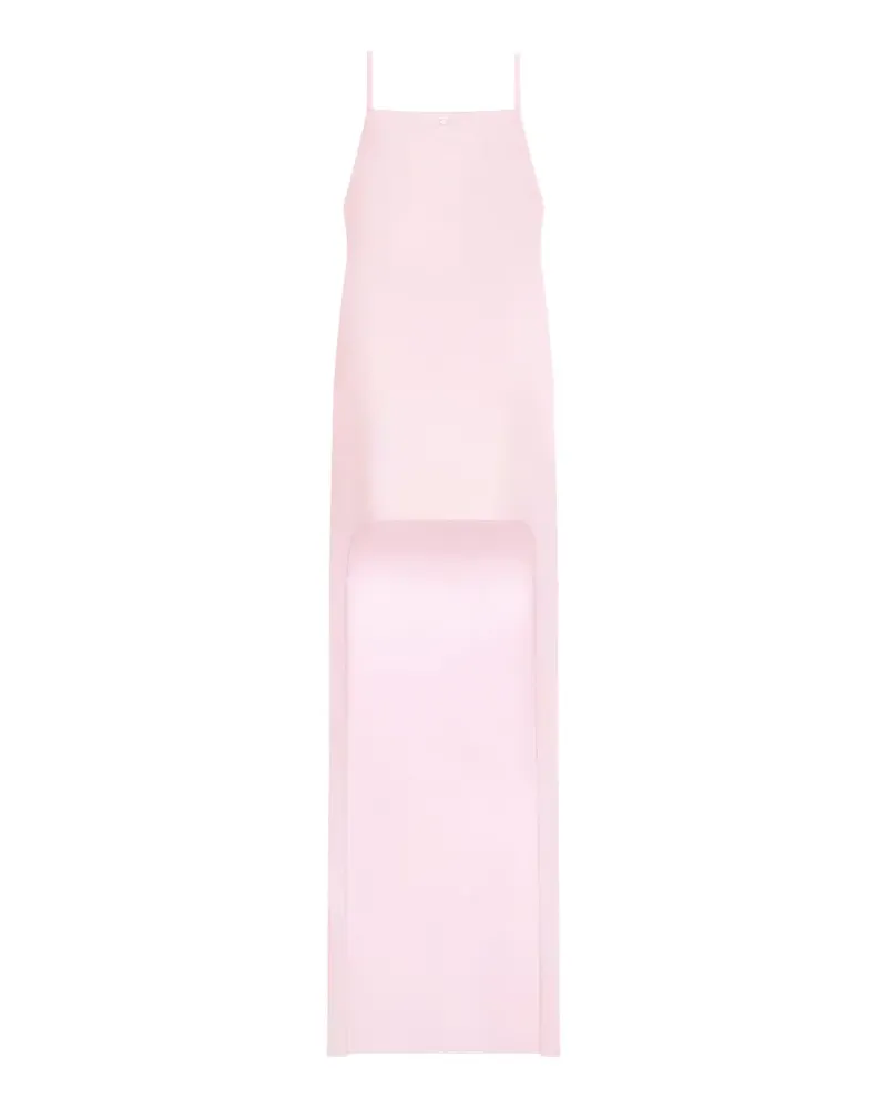 Courrèges Rückenfreies Kreppkleid - Rosa Rosa