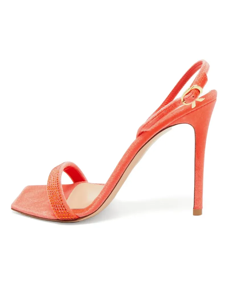 Gianvito Rossi Britney Sandalen mit Kristallen - Rot Rot