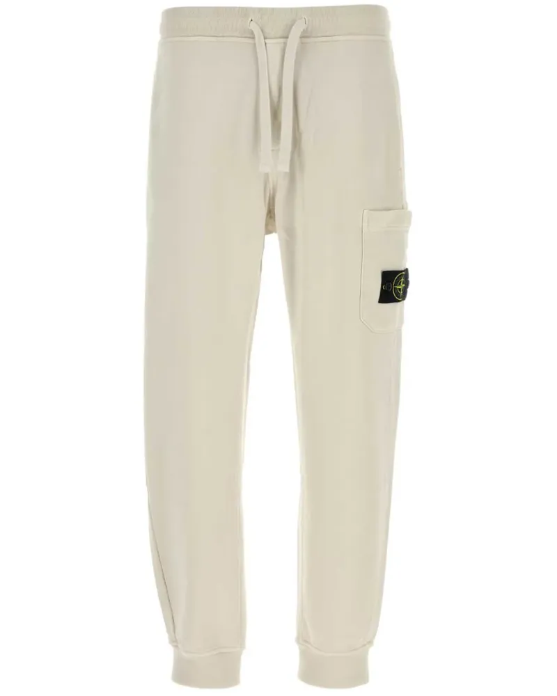 Stone Island Jogginghose mit Kompass-Patch - Nude Nude