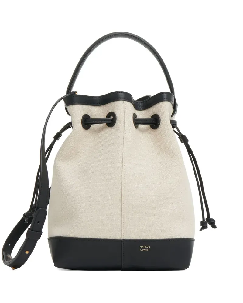 Mansur Gavriel Dea Beuteltasche mit Kordelzug - Nude Nude