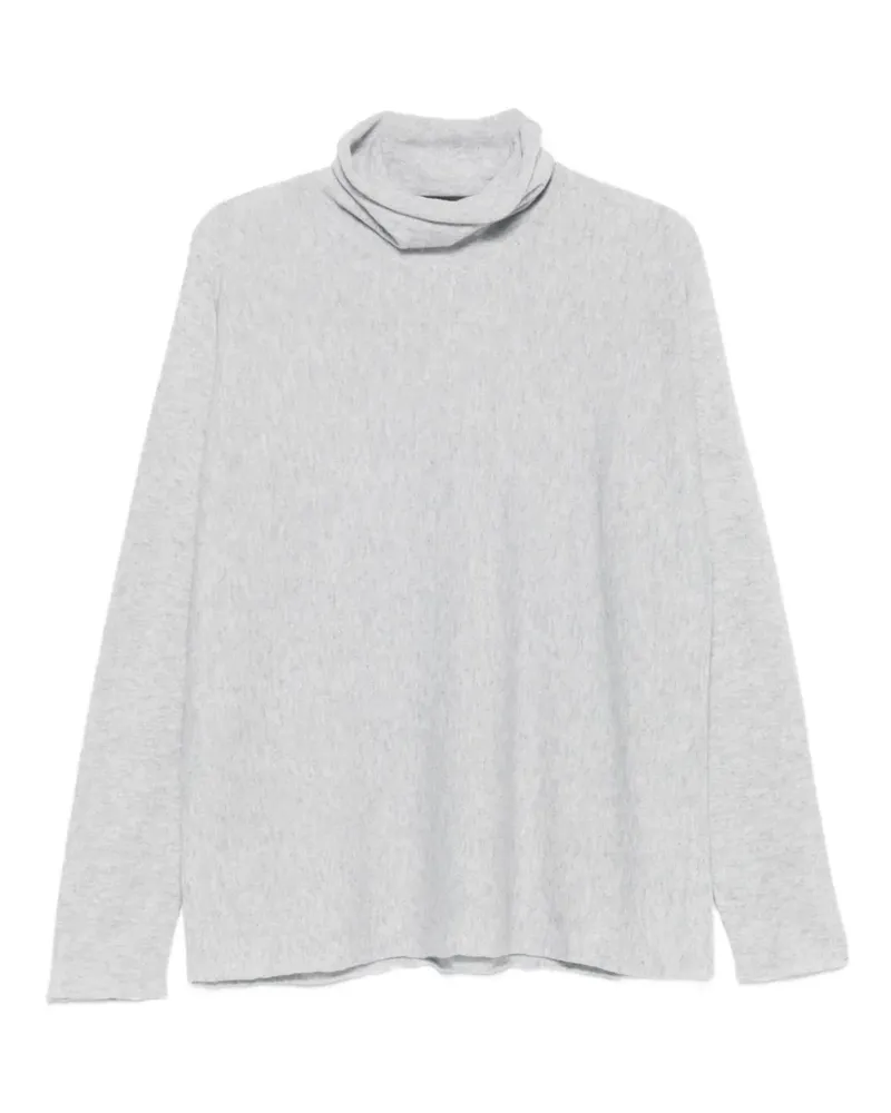 Bruno Manetti Fein gestrickter Pullover - Grau Grau