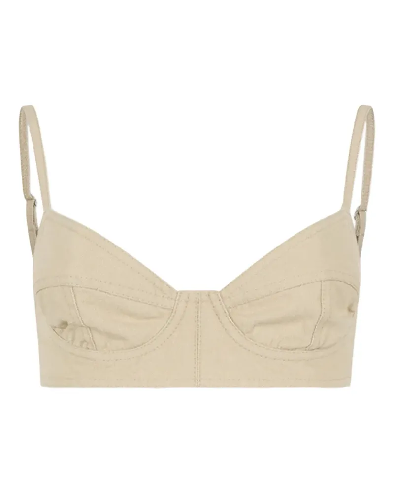 Dsquared2 Trägerloses Top - Nude Nude