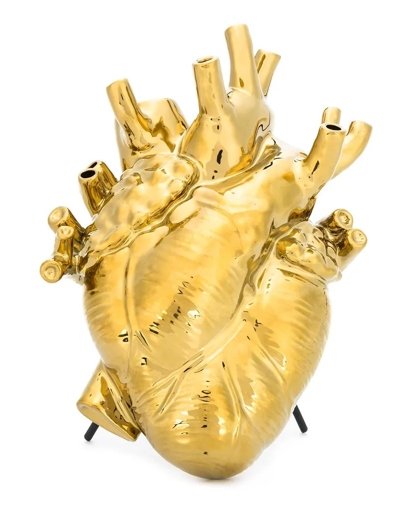 Seletti Skulptur im Herz-Design - Gold Gold