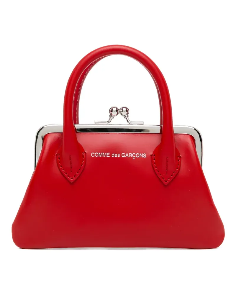 Comme des Garçons small logo-print wallet - Rot Rot