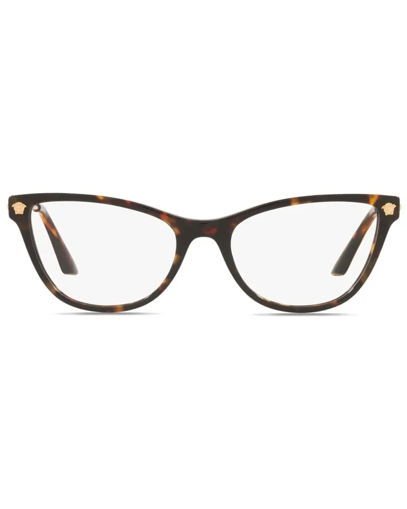 Versace VE3309 Cat-Eye-Brille - 108 HAVANA/GOLD 108