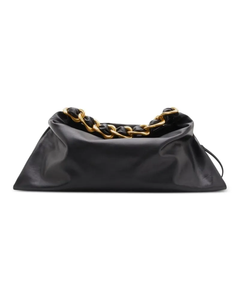 Burberry Mittelgroße Swan Schultertasche - Schwarz Schwarz