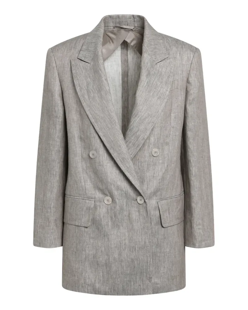 Max Mara Doppelreihiger Olimpia Blazer - Nude Nude