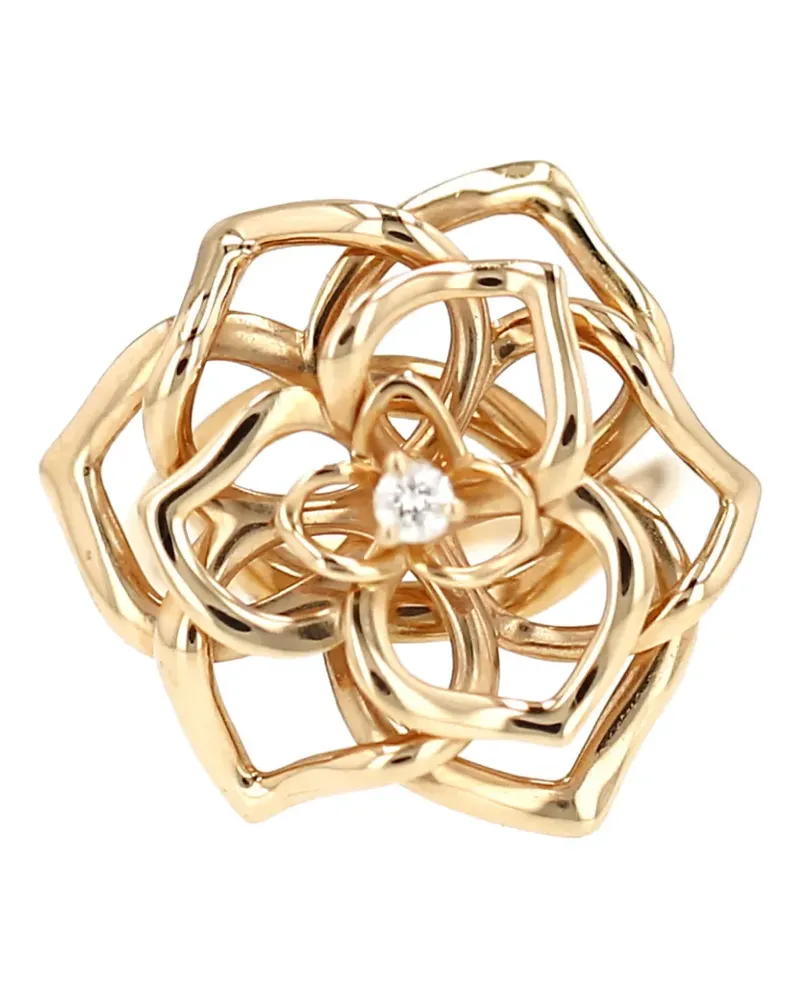 Piaget 2010's diamond rose gold ring Gold