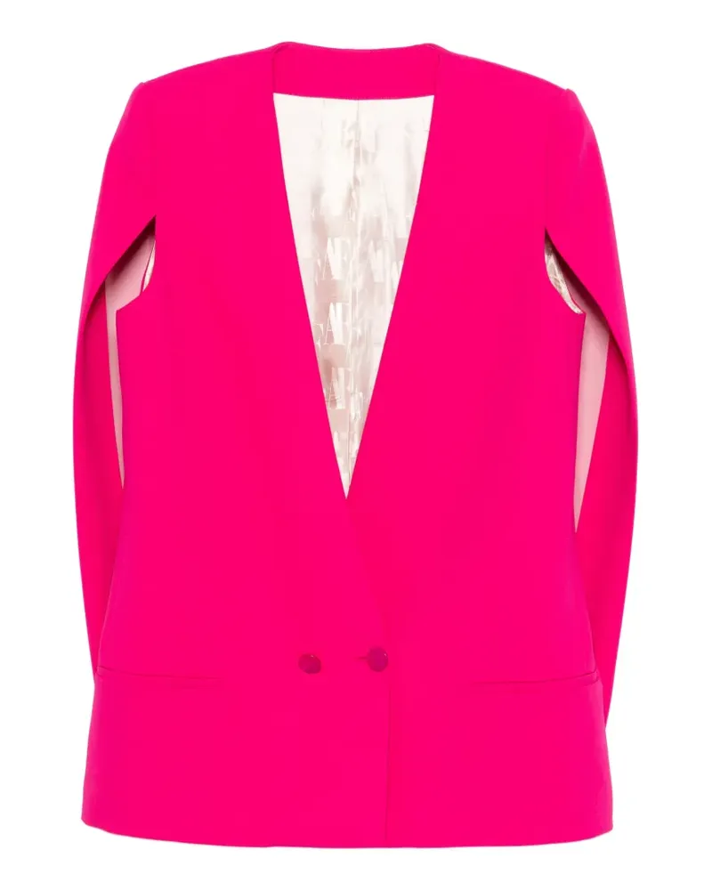 Alberta Ferretti Doppelreihige Weste - Rosa Rosa