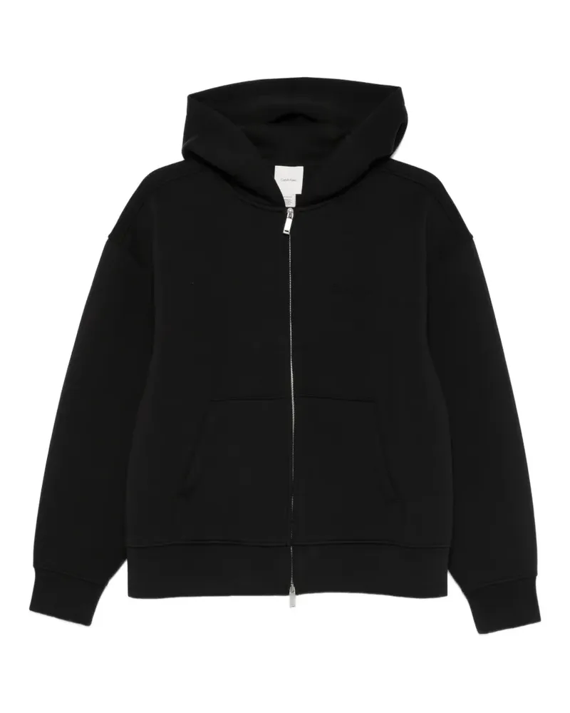 Calvin Klein Spacer zip-up hoodie - Schwarz Schwarz