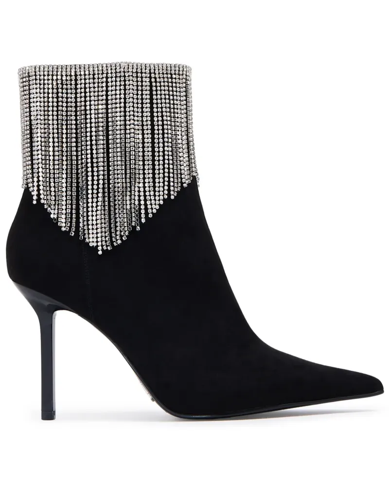 Steve Madden Influx Stiefel aus Wildleder 90mm - Schwarz Schwarz