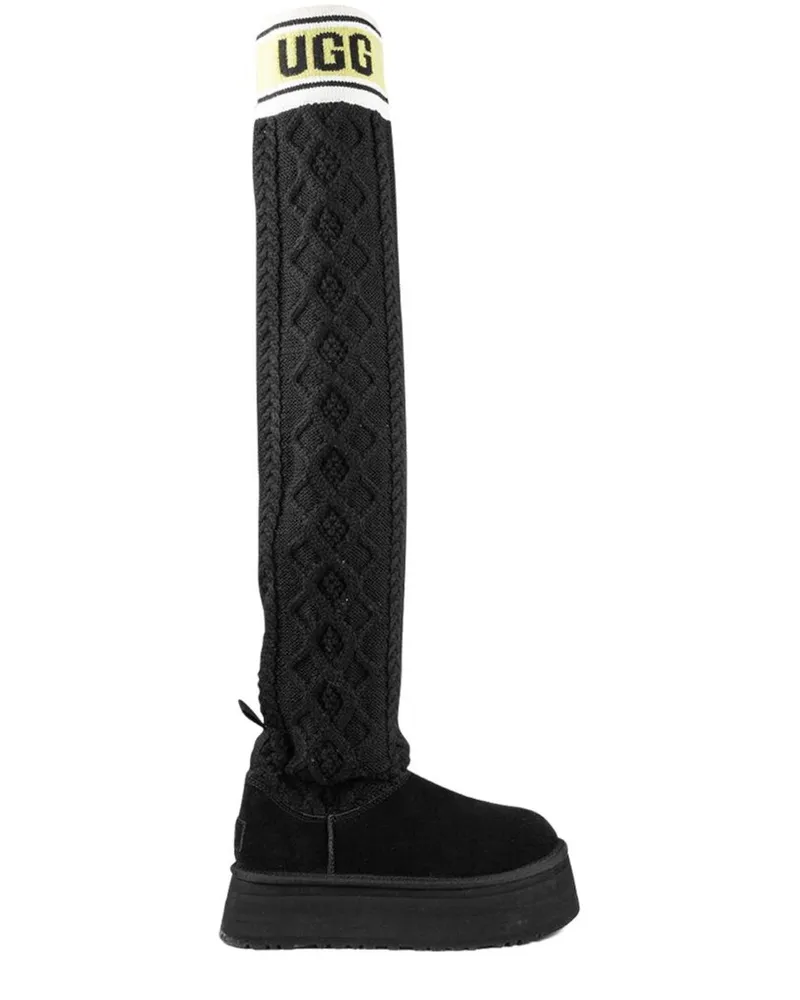 UGG Klassische Overknee-Stiefel - Schwarz Schwarz