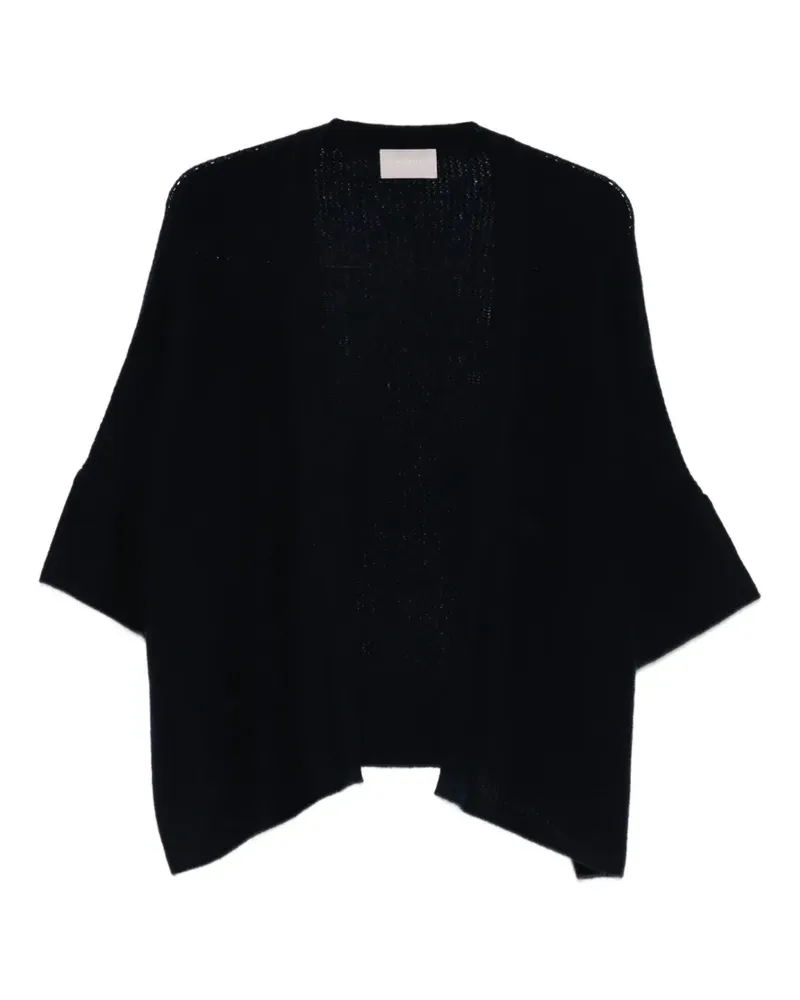 hemisphere flared-sleeve cardigan - Schwarz Schwarz