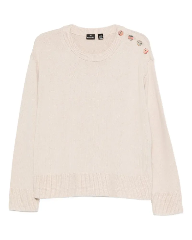 Paul Smith Pullover mit Knopfdetail - Nude Nude