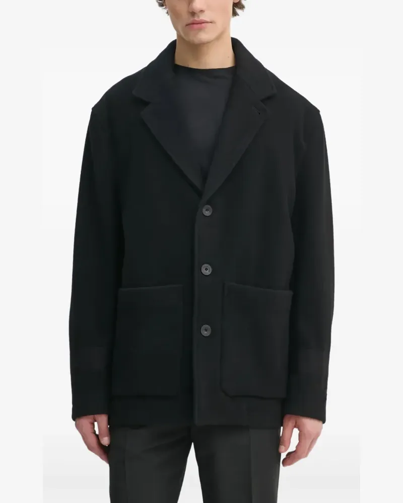 Études Studio Mantel mit aufgesetzten Taschen - Schwarz Schwarz