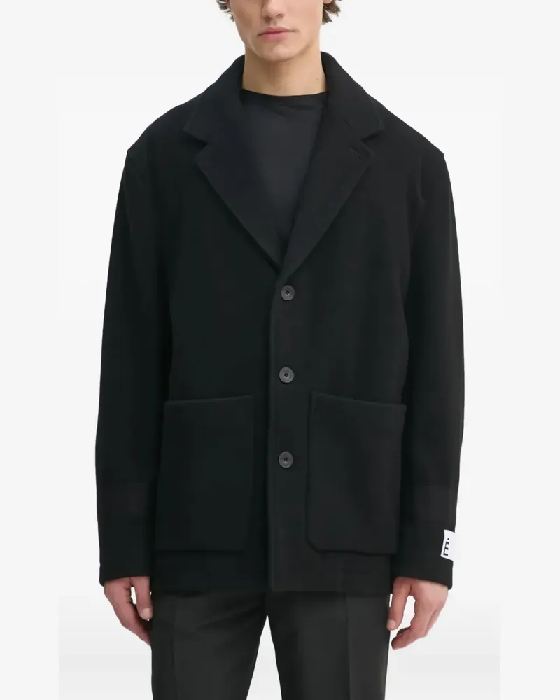 Études Studio patch-pocket coat - Schwarz Schwarz