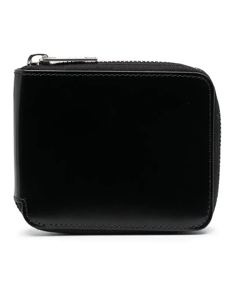 Maison Margiela Portemonnaie mit Logo-Print - Schwarz Schwarz