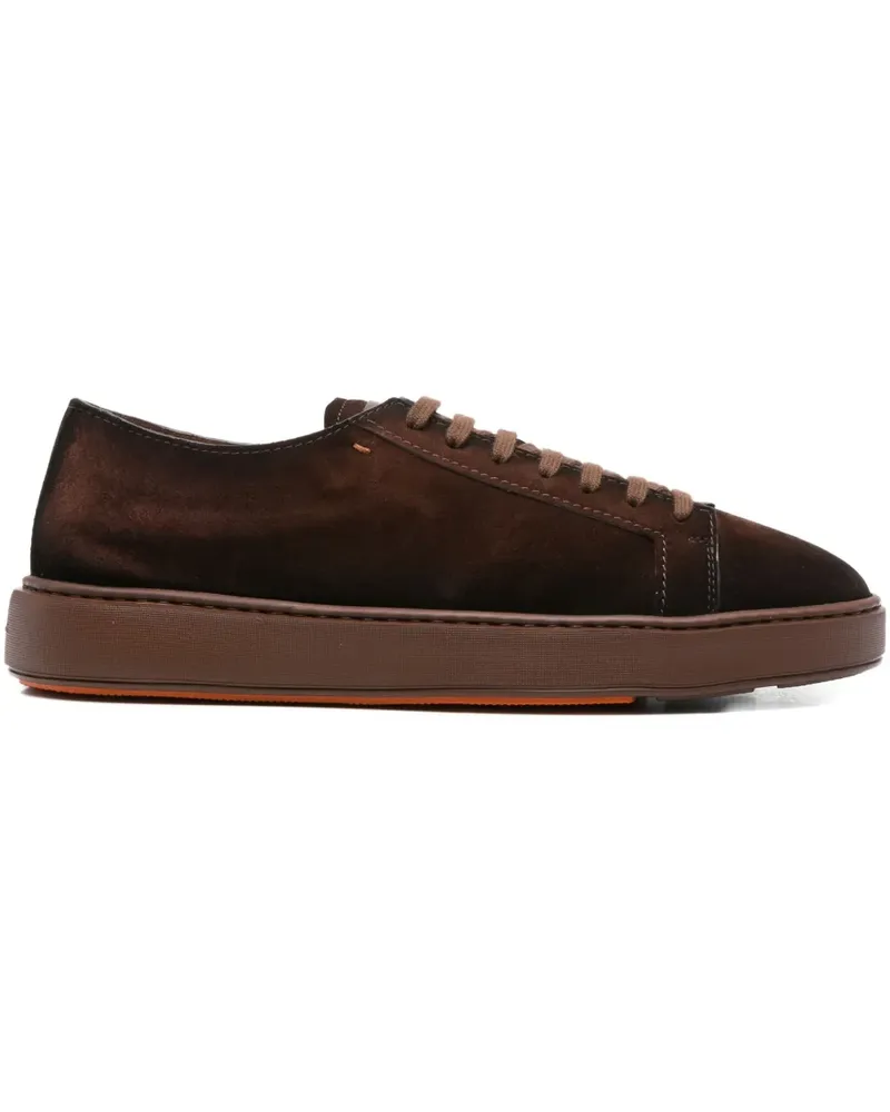 Santoni Sneakers aus Wildleder - Braun Braun