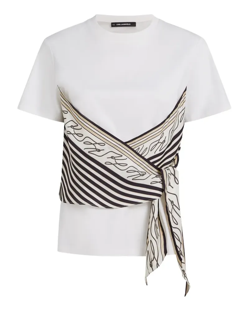 Karl Lagerfeld T-Shirt mit Print - Weiß Weiß