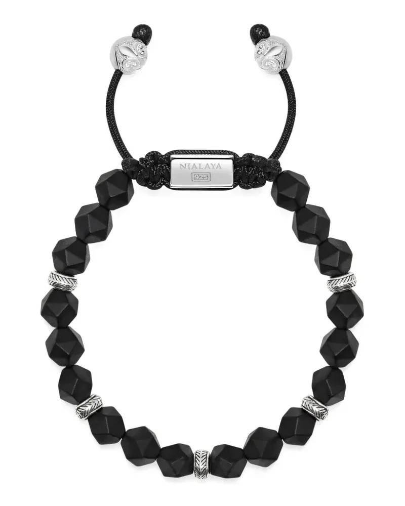 Nialaya Armband mit Perlen - Silber Silber