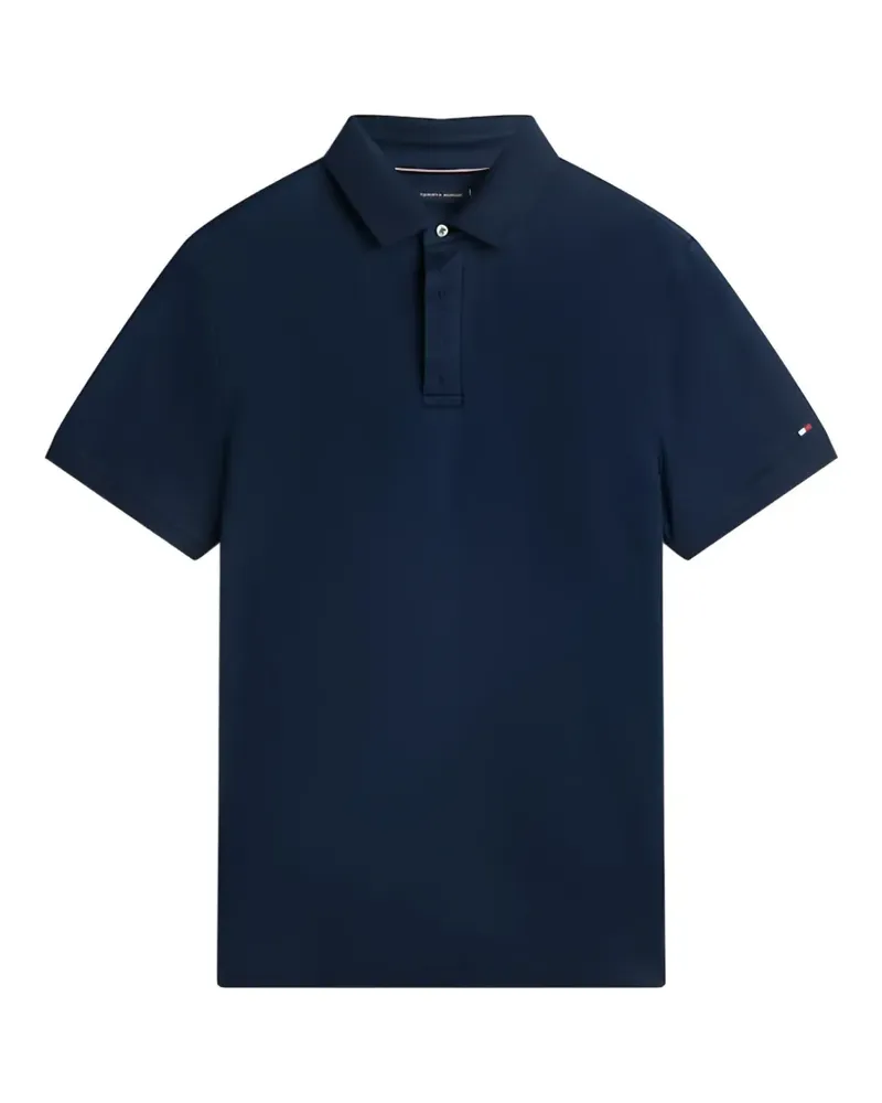 Tommy Hilfiger hidden-placket polo shirt - Blau Blau