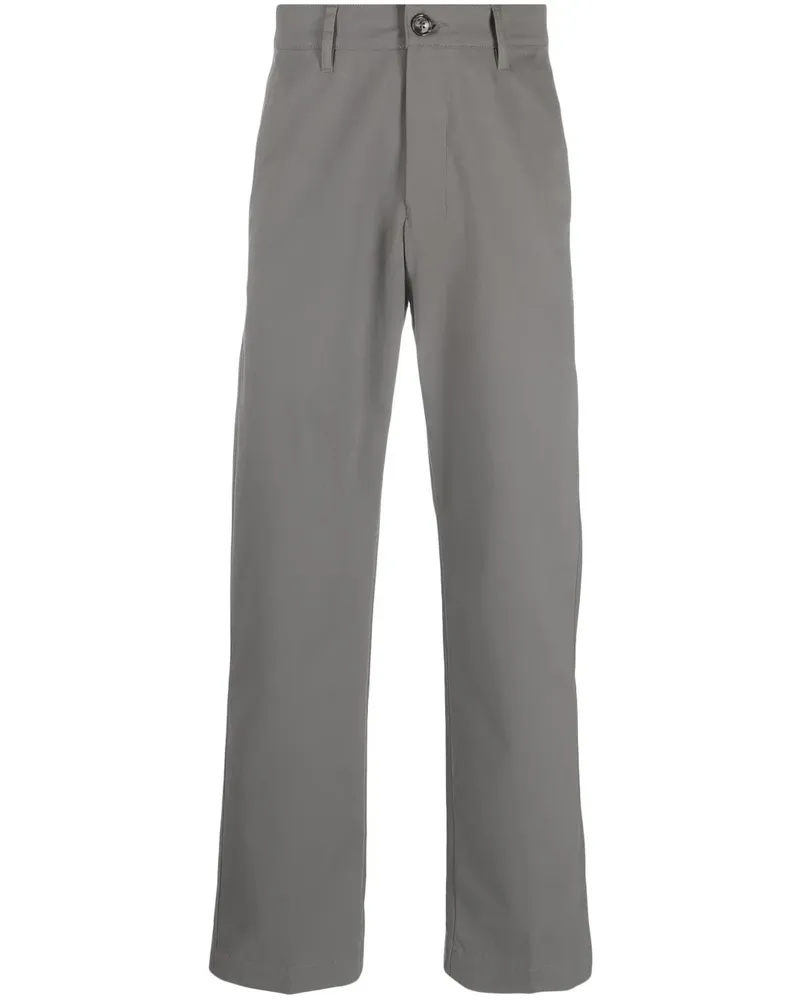 AMI Paris Hose mit geradem Bein - Grau Grau