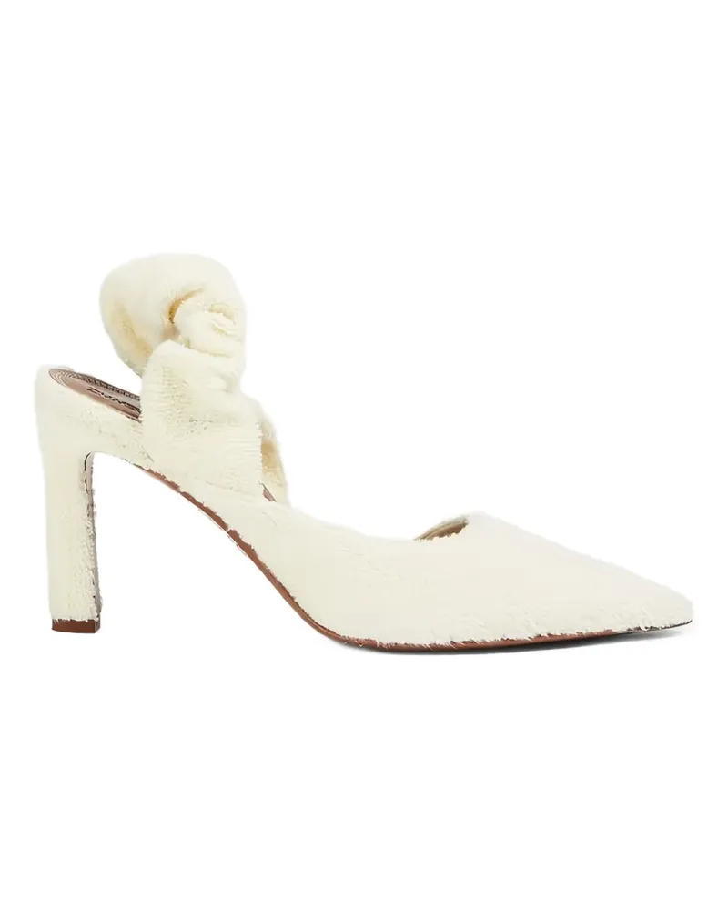 Zimmermann Slingback-Pumps aus Frottee - Nude Nude