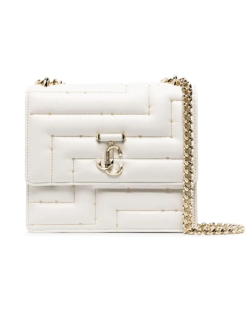 Jimmy Choo Varenne Schultertasche - Weiß Weiß