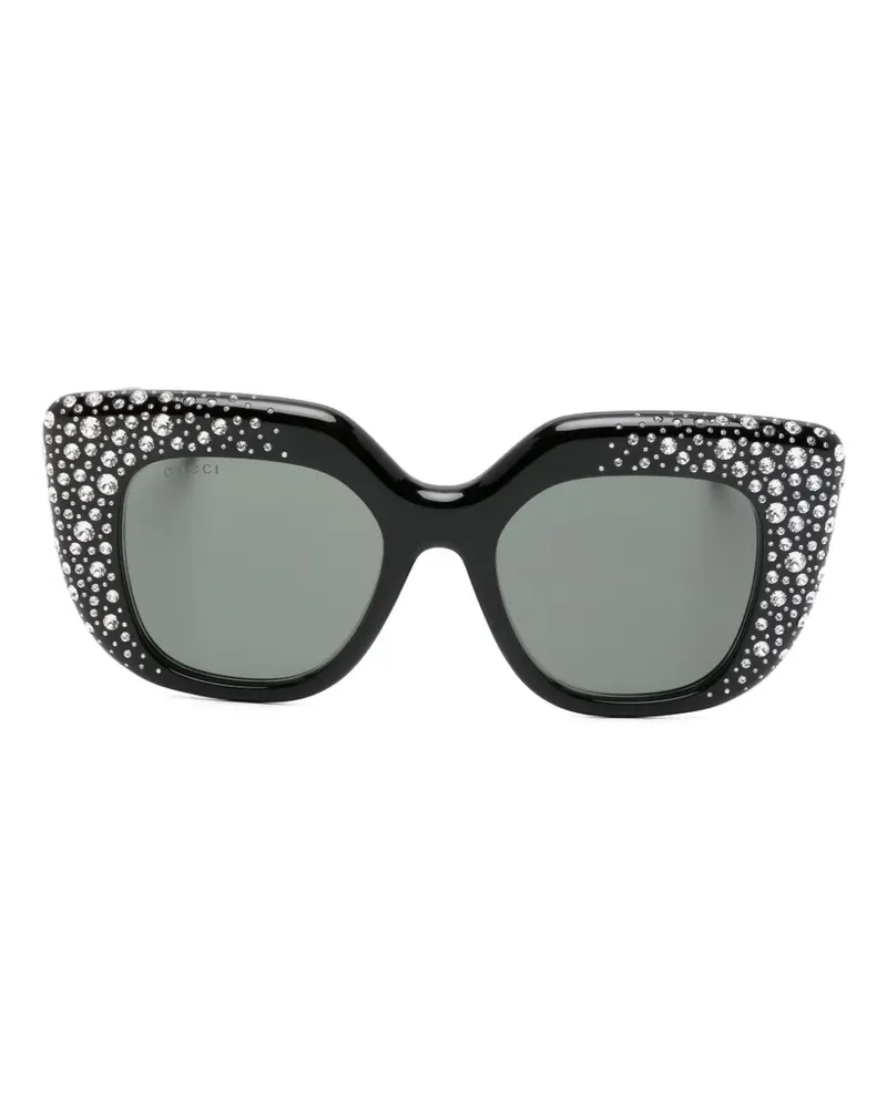 Gucci crystal-embellished sunglasses - Schwarz Schwarz