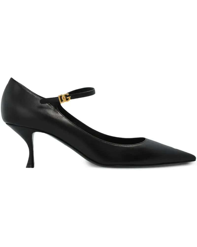 Dolce & Gabbana Pumps mit spitzer Kappe 60mm - Schwarz Schwarz