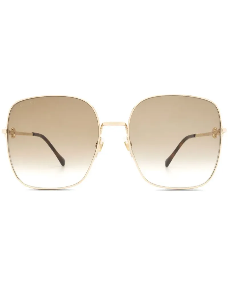 Gucci Verzierte Sonnenbrille - Gold Gold