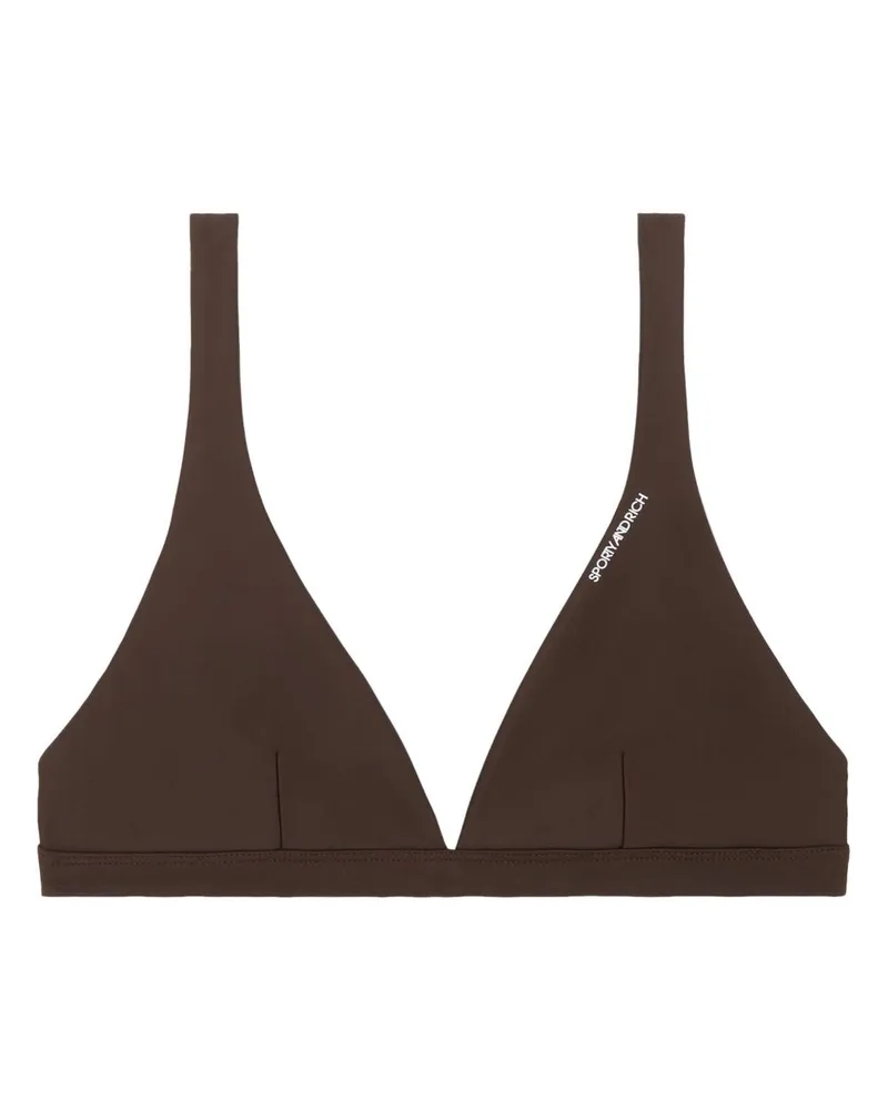 SPORTY & RICH Jane Triangel-Bikinioberteil - Braun Braun