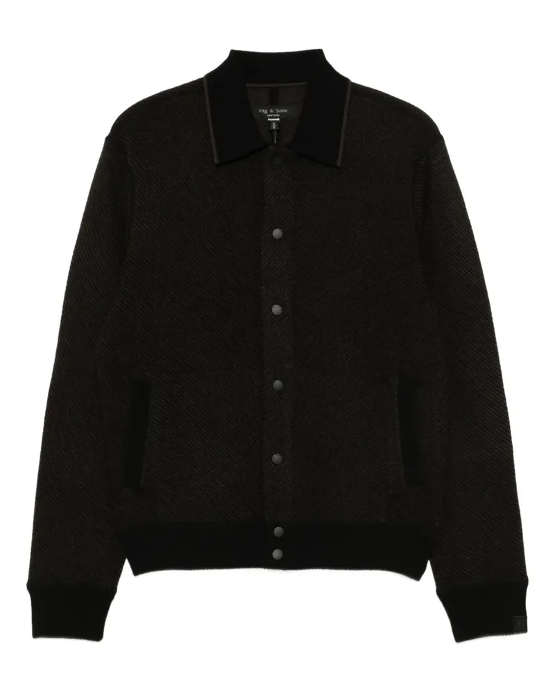 Rag & Bone Klassischer Cardigan - Schwarz Schwarz