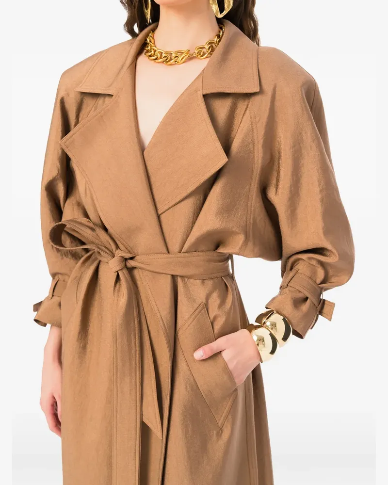 Ana Radu Lumiere Trenchcoat - Nude Nude