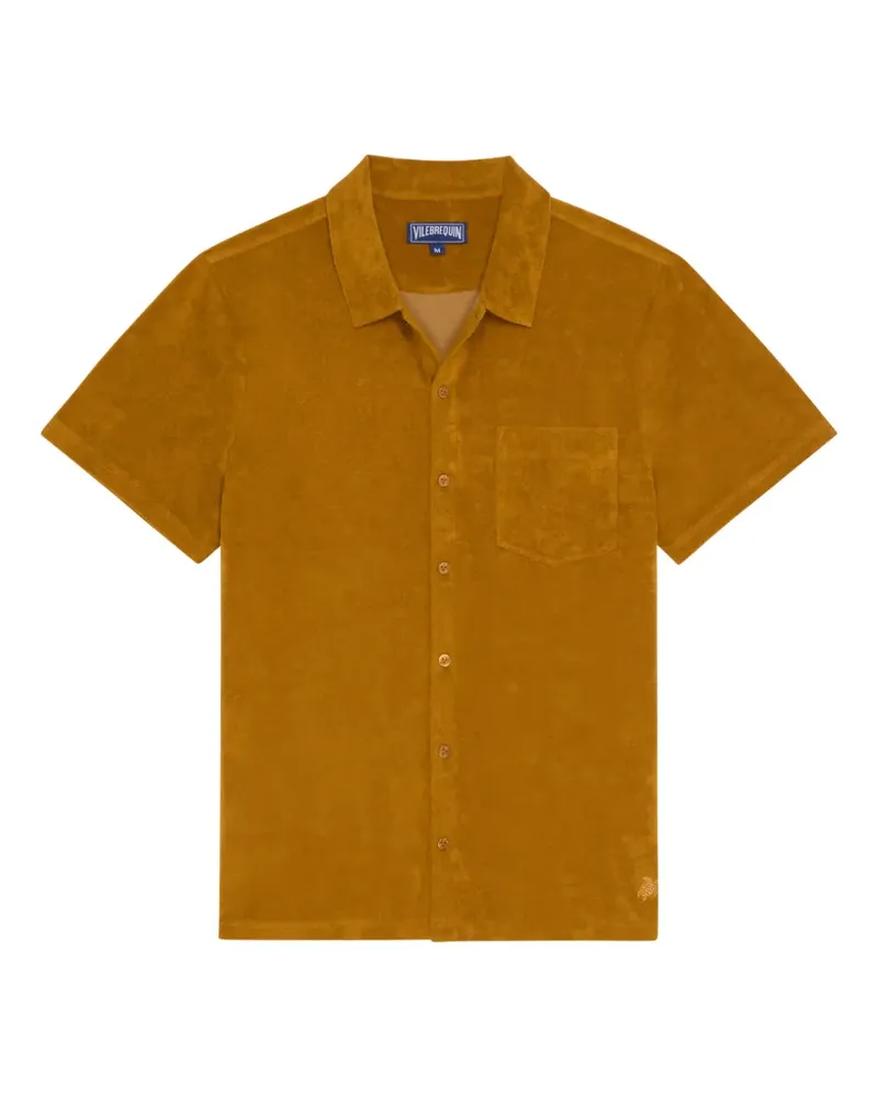 Vilebrequin Bowlinghemd mit kurzen Ärmeln - Gelb Gelb